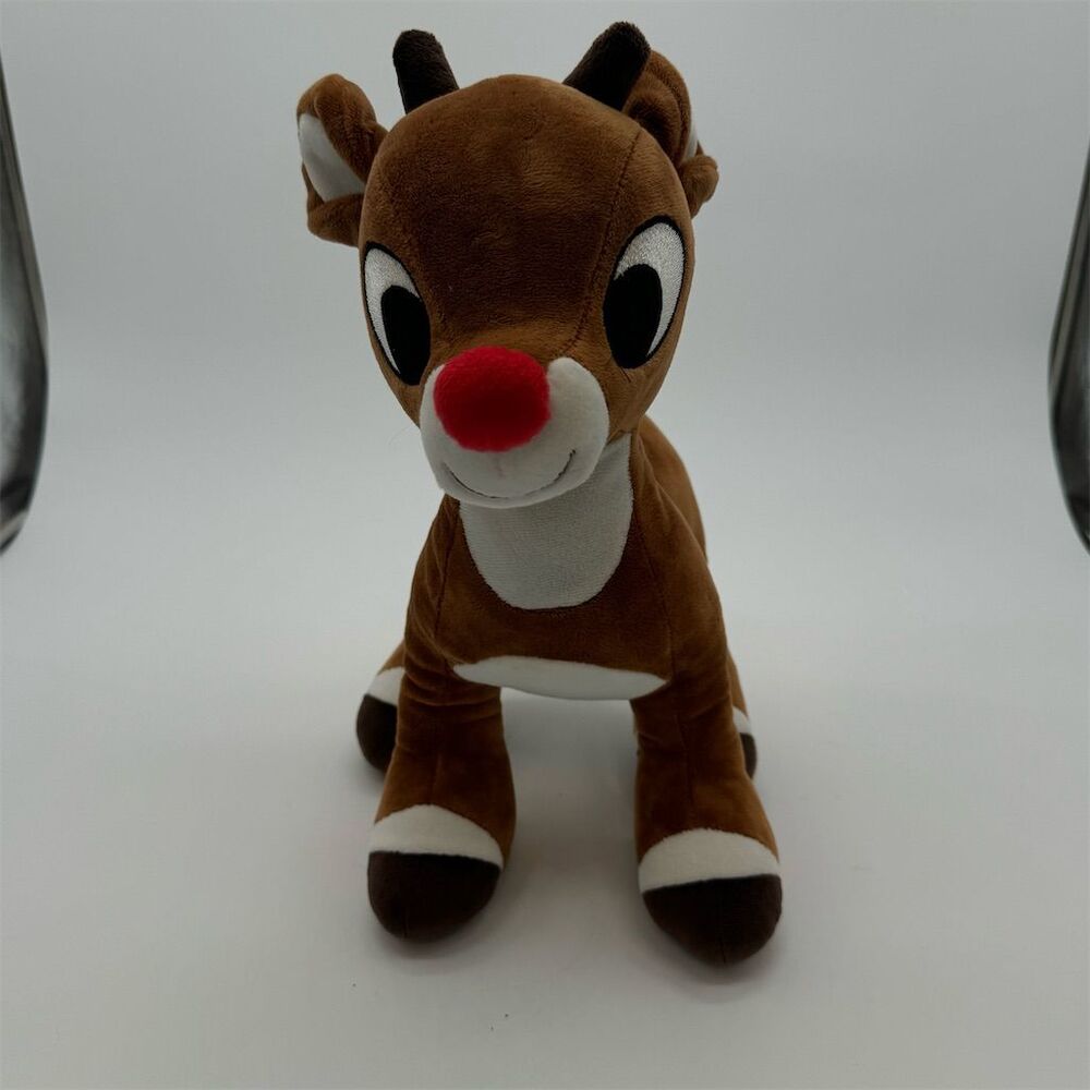 Rudolph The Red-Nosed Reindeer 14” Soft Plush Toy Christmas 2015